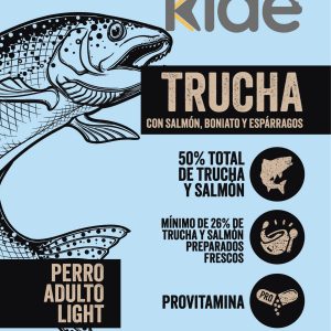 Kide Grain Free Perro Adulto/Senior Trucha con salmón Light