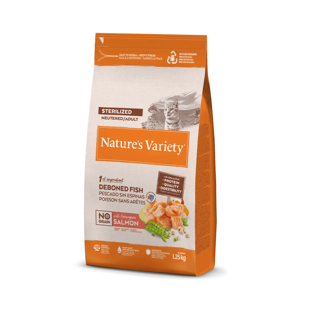 Nature´s Variety Gato Adulto Esterilizado - No Grain Salmón
