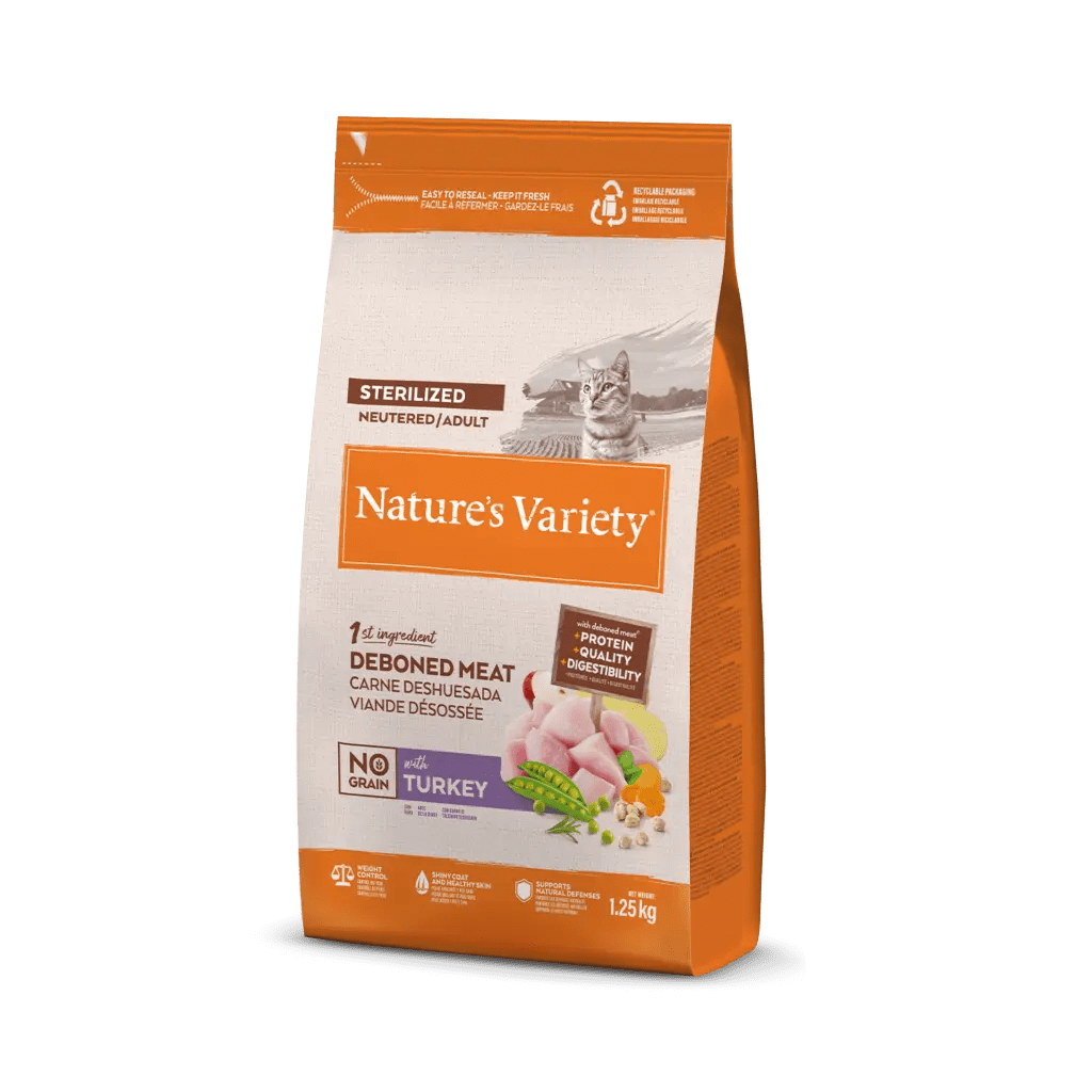 Nature's Variety Gato Adulto Esterilizado - No Grain Pavo