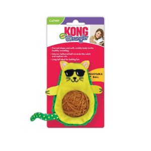 Kong Wrangler Avocato con Catnip