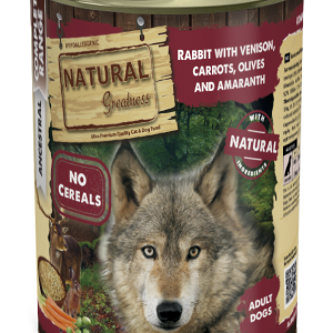 Natural Greatness Ancestral Conejo con venado, zanahorias, aceitunas y amaranto