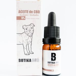 BOTIKA CBD Aceite aislado 5% para mascotas