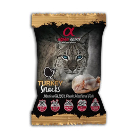 Alpha spirit Snack de Pavo para gatos 50gr