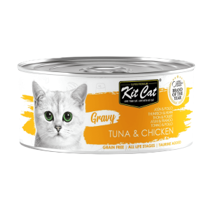 Kit Cat Lata Gravy - Atún & Pollo 70g