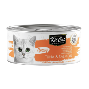 Kit Cat Lata Gravy - Atún & Salmón 70g