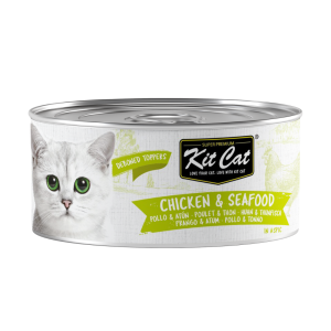 Kit Cat Lata Toppers - Pollo & Atún 80g