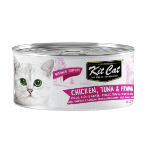 Kit Cat Lata Toppers - Pollo, Atún & Gamba 80g