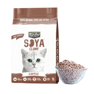 Kit Cat SoyaClump Arena de Soja BIO - Coffee Café 7L