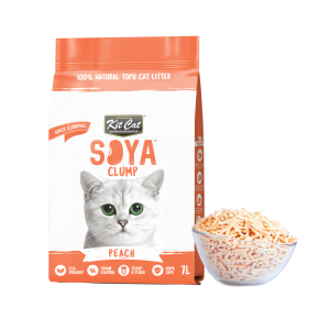 Kit Cat SoyaClump Arena de Soja BIO - Peach Melocotón 7L