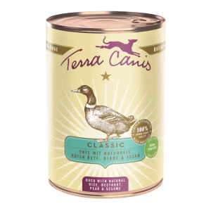 Terra Canis Classic Pato con arroz integral, remolacha, pera y sésamo