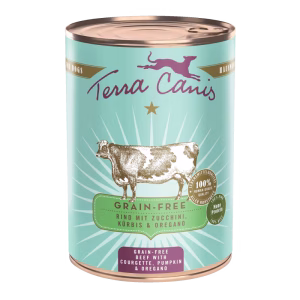 Terra Canis Grain Free Buey con calabacín, calabaza y orégano