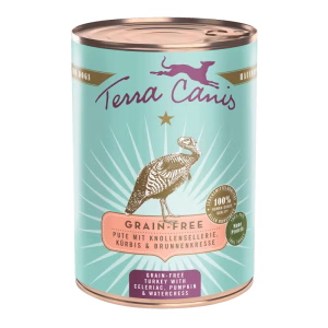 Terra Canis Grain Free Pavo con apionabo, calabaza y berro