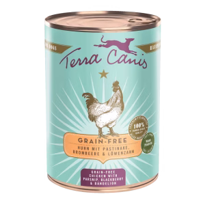Terra Canis Grain Free Pollo con chirivía, zarzamora y diente de león