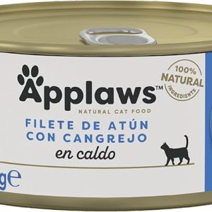 Applaws Filete de atún con cangrejo en caldo