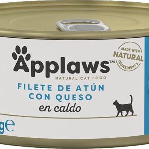 Applaws Filete de atún con queso en caldo