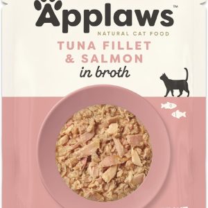 Applaws Sobre Filete de atún con salmón en caldo