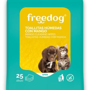 Freedog Toallitas Humedas Pocket Mango 25 ud.