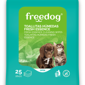 Freedog Toallitas Humedas Pocket Aloe Vera 25 ud.