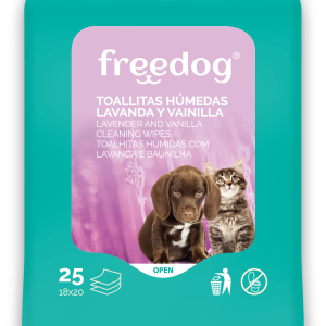 Freedog Toallitas Humedas Pocket Lavanda 25 ud.