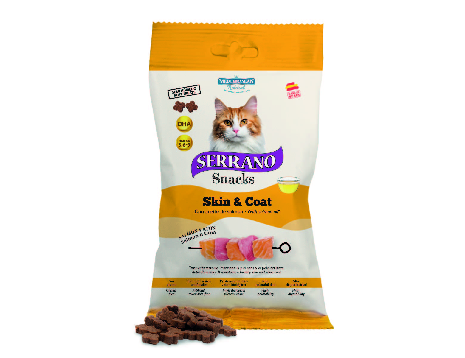 Serrano Snacks Skin & Coat Salmón y Atún