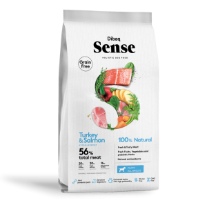 Dibaq Sense Grain Free Salmón y Pavo Cachorro