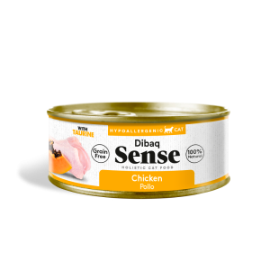 Dibaq Sense Gatito Pollo con Manzana