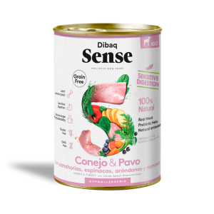 Dibaq Sense Sensitive Conejo y Pavo