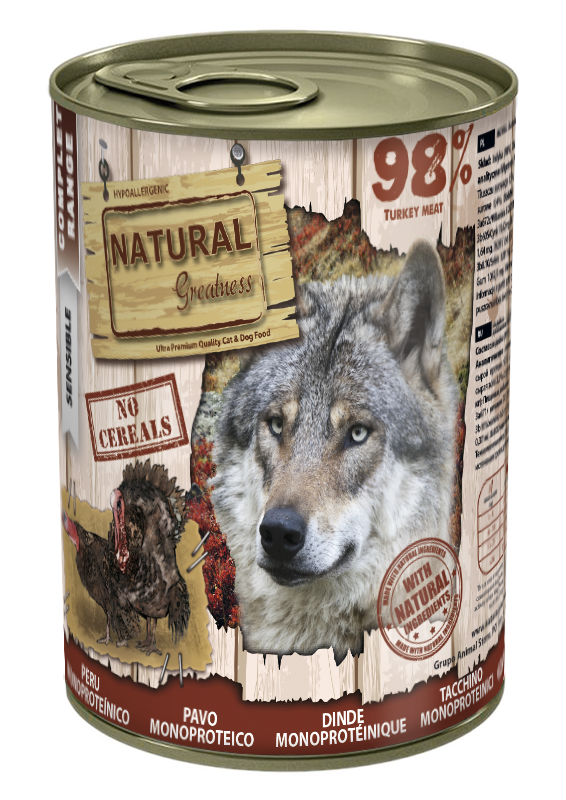Natural Greatness Receta Monoproteica de Pavo