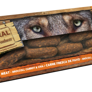 Natural Greatness Sticks Horneados Carne Fresca de Pavo, Brócoli, Zanahoria y Chía